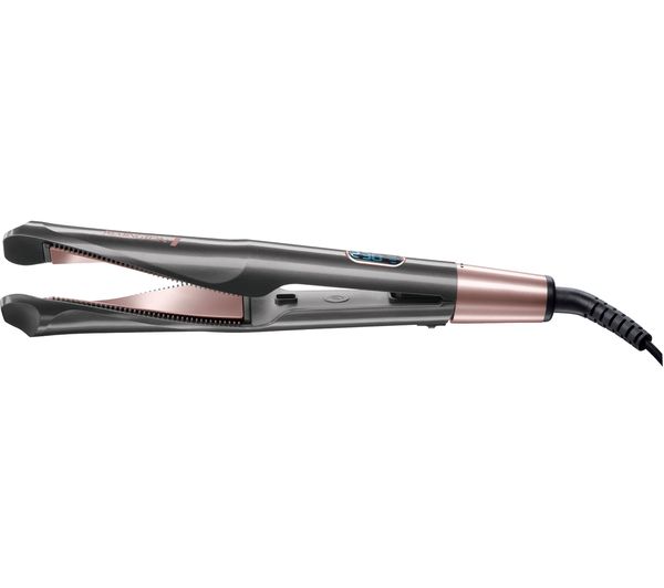 REMINGTON Curl & Straight Confidence S6606 Hair Straightener - Grey & Pink - Image 1