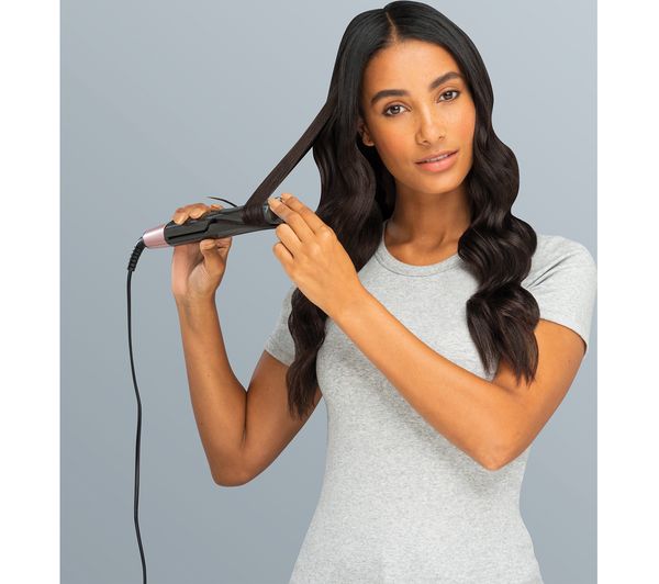 REMINGTON Curl & Straight Confidence S6606 Hair Straightener - Grey & Pink - Image 3