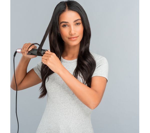 REMINGTON Curl & Straight Confidence S6606 Hair Straightener - Grey & Pink - Image 6