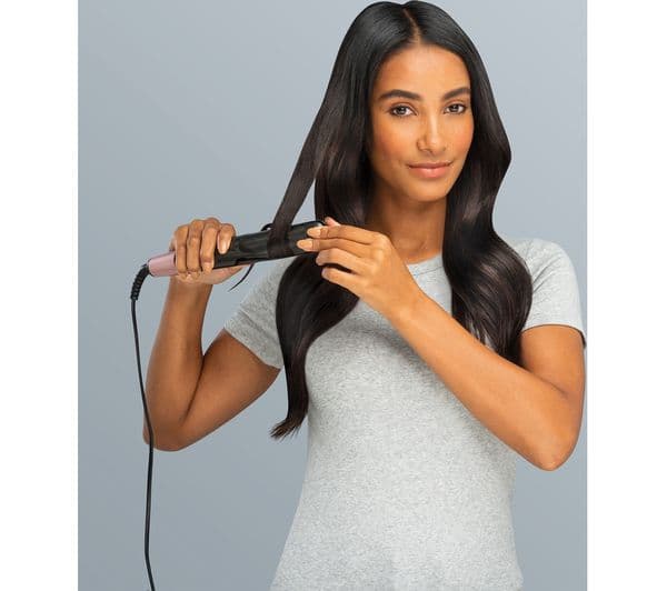 REMINGTON Curl & Straight Confidence S6606 Hair Straightener - Grey & Pink - Image 7