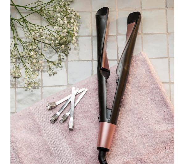 REMINGTON Curl & Straight Confidence S6606 Hair Straightener - Grey & Pink - Image 10