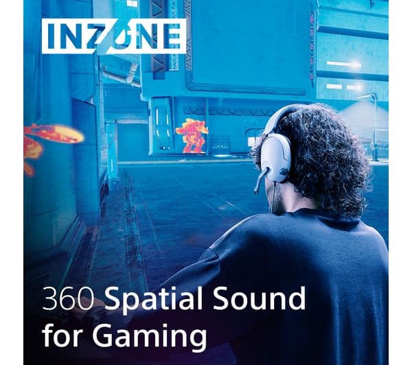 SONY INZONE H3 PS5 & PC Gaming Headset - White - Image 2