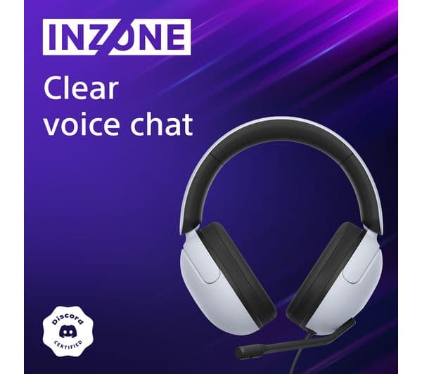SONY INZONE H3 PS5 & PC Gaming Headset - White - Image 4