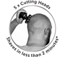 REMINGTON XR1500 Wet & Dry Rotary Head Shaver - Black thumbnail 2