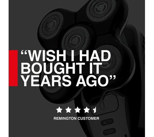 REMINGTON XR1500 Wet & Dry Rotary Head Shaver - Black - Image 9