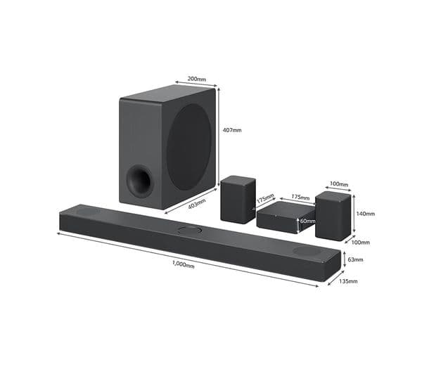 LG S80QR 5.1.3 Wireless Sound Bar with Dolby Atmos - Image 5