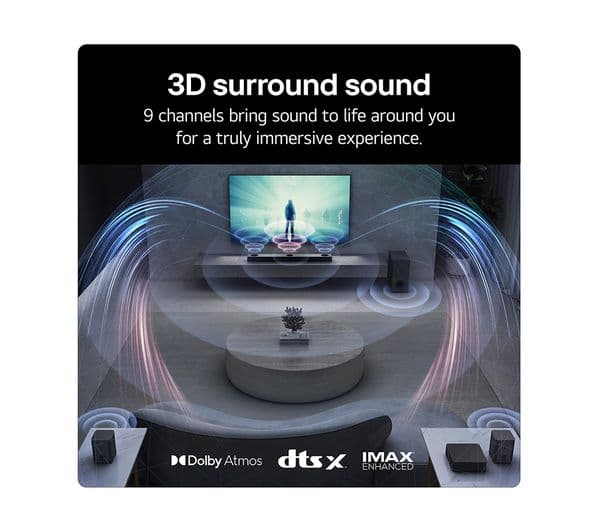 LG S80QR 5.1.3 Wireless Sound Bar with Dolby Atmos - Image 6