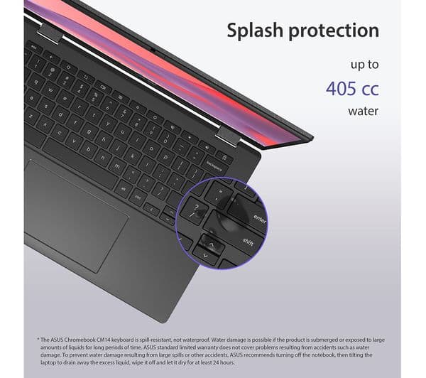 ASUS CM14 Flip 2-in-1 Touchscreen Grey - Image 5