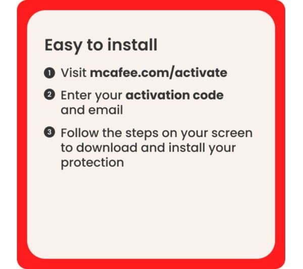 MCAFEE Internet Security - 1 year for 3 devices - Image 5