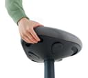 LEITZ Ergo Active Standing Stool with Comfort Seat - Dark Grey thumbnail 2