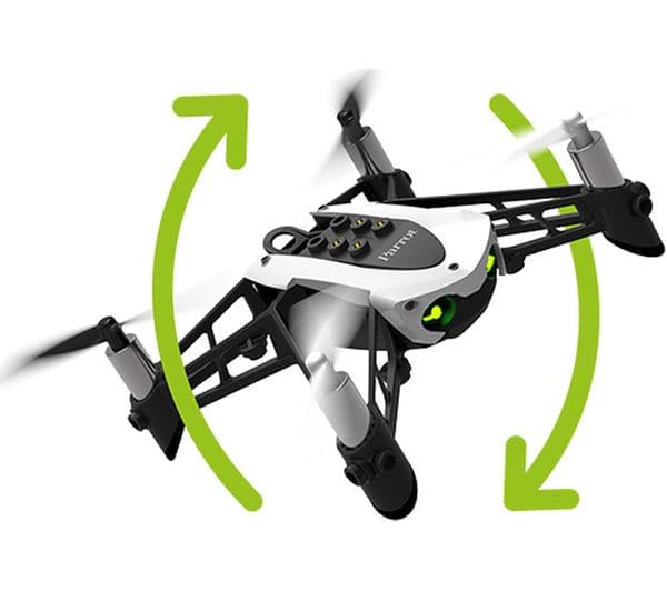 PARROT Mambo Mission Drone with Flypad Controller & FPV Goggles Bundle - Black & White - Image 3