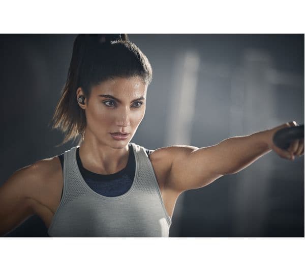 JABRA Elite Active 75T Wireless Bluetooth Noise-Cancelling Sports Earbuds - Titanium Black - Image 9