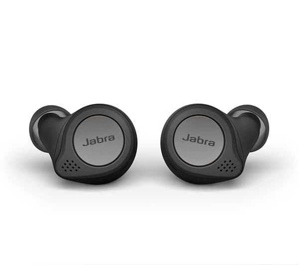 JABRA Elite Active 75T Wireless Bluetooth Noise-Cancelling Sports Earbuds - Titanium Black - Image 3