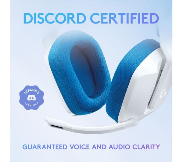Logitech G335 Headphones White & Blue - Image 3