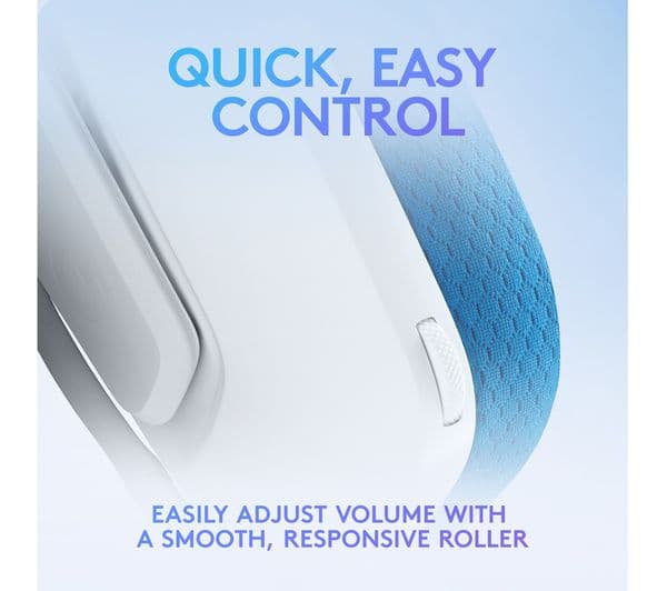 Logitech G335 Headphones White & Blue - Image 8