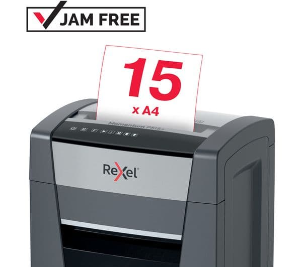 REXEL Momentum P515+ Micro Cut Paper Shredder - Image 2