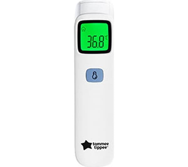 TOMMEE TIPPEE NoTouch Digital Forehead Thermometer - White & Blue - Image 1