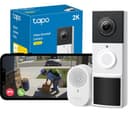 TP-LINK Tapo D210 2K 3 MP WiFi Video Doorbell with Chime - White thumbnail 3