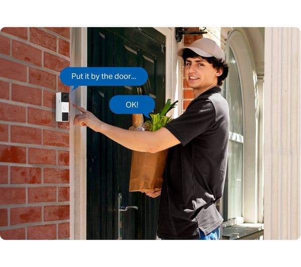 TP-LINK Tapo D210 2K 3 MP WiFi Video Doorbell with Chime - White - Image 6