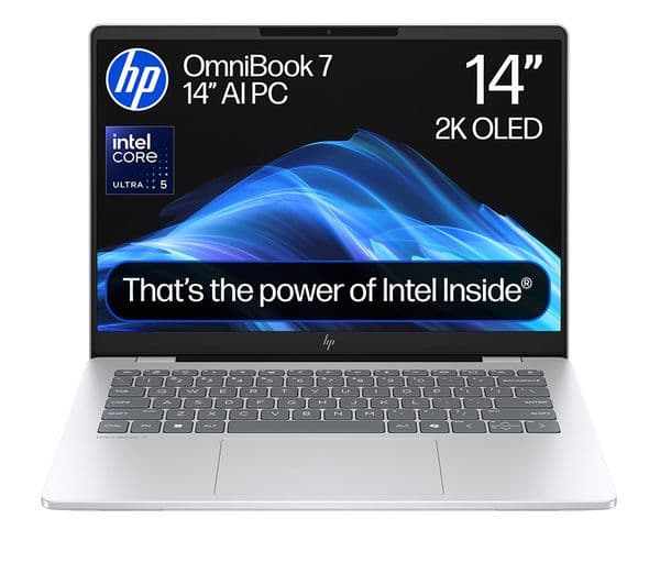 HP OmniBook 7 AI 14 Intel Core Ultra 5 512GB Silver - Image 1
