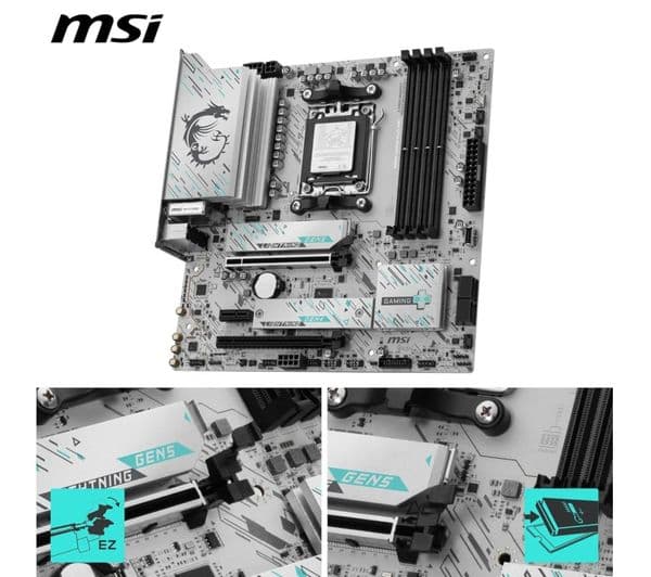 MSI B850M GAMING PLUS WIFI AM5 Motherboard - Image 2