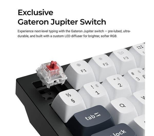 KEYCHRON Q6 Max Wireless Mechanical Gaming Keyboard - Carbon Black - Image 5
