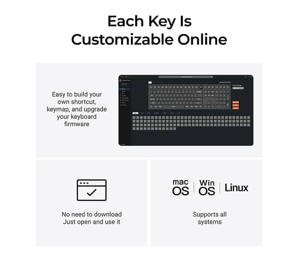 KEYCHRON Q6 Max Wireless Mechanical Gaming Keyboard - Carbon Black - Image 7