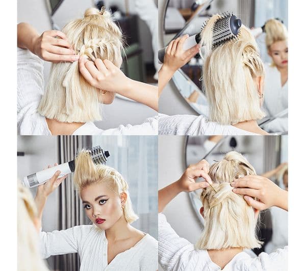 REMINGTON AS8901 HYDRAluxe Volumising Hot Air Styler - White - Image 4