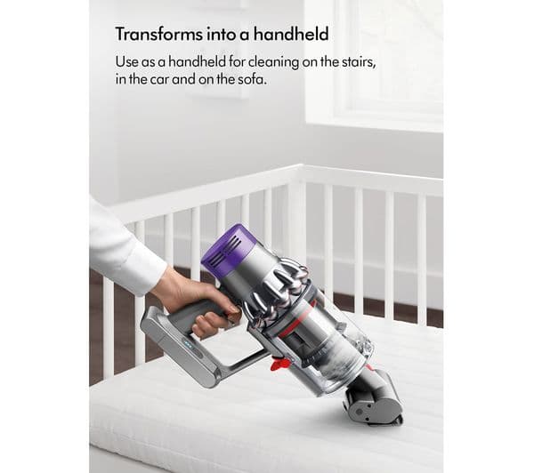 DYSON V10 Extra Cordless Vacuum Cleaner - Nickel & Fuchsia - Image 3
