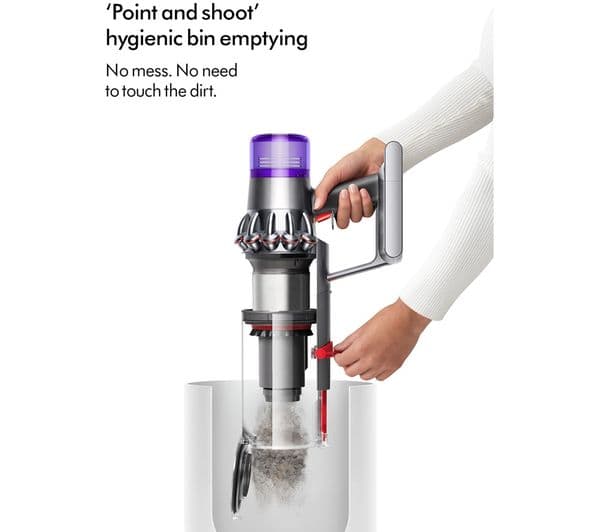 DYSON V10 Extra Cordless Vacuum Cleaner - Nickel & Fuchsia - Image 6