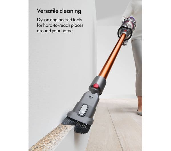 DYSON V10 Extra Cordless Vacuum Cleaner - Nickel & Fuchsia - Image 8
