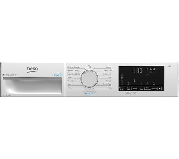 BEKO Pro B3T48231DW 8 kg Heat Pump Tumble Dryer - White - Image 2
