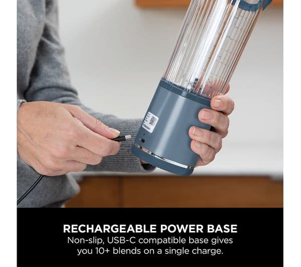 Ninja Blast BC151UKNV Cordless Blender - Denim Blue - Image 4