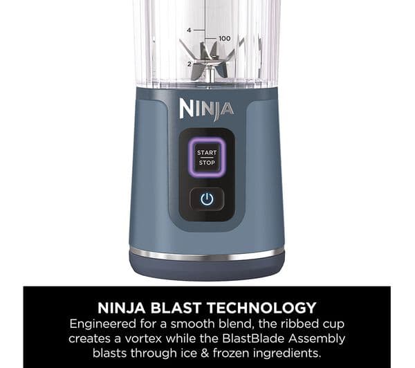 Ninja Blast BC151UKNV Cordless Blender - Denim Blue - Image 5