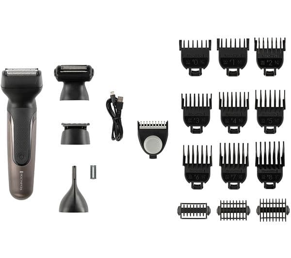 REMINGTON PG780 One Total Body Wet & Dry Multi-Groomer - Black & Dark Grey - Image 8