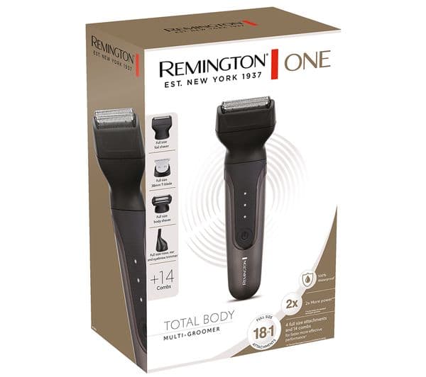 REMINGTON PG780 One Total Body Wet & Dry Multi-Groomer - Black & Dark Grey - Image 9