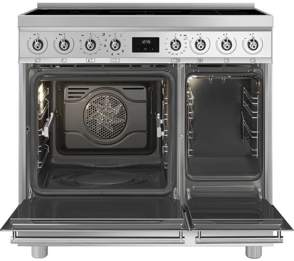 SMEG C92IPX2 90 cm Electric Induction Pyrolytic Range Cooker - Stainless Steel - Image 2