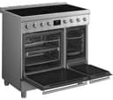 SMEG C92IPX2 90 cm Electric Induction Pyrolytic Range Cooker - Stainless Steel thumbnail 3
