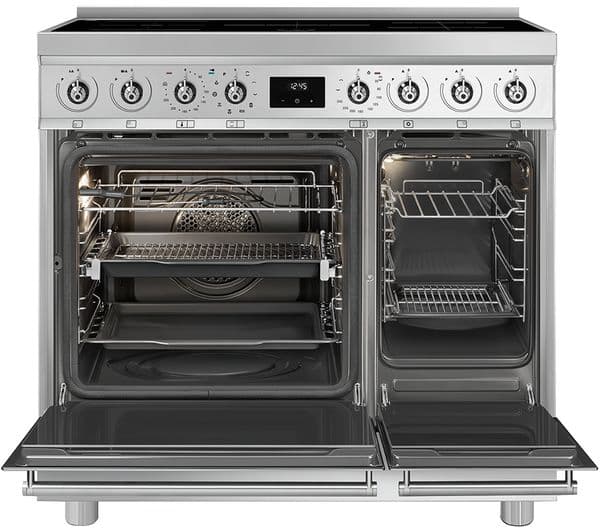 SMEG C92IPX2 90 cm Electric Induction Pyrolytic Range Cooker - Stainless Steel - Image 4