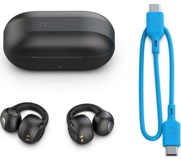 JLab Flex Open Earbuds Black - Image 2