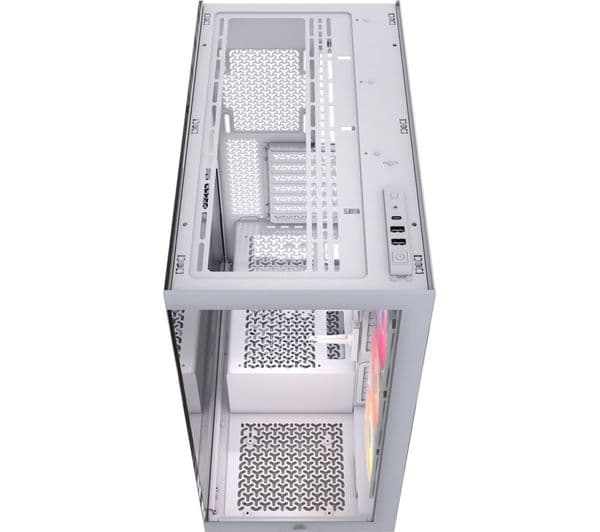 CORSAIR 3500X RS-R ARGB PC Case White - Image 2