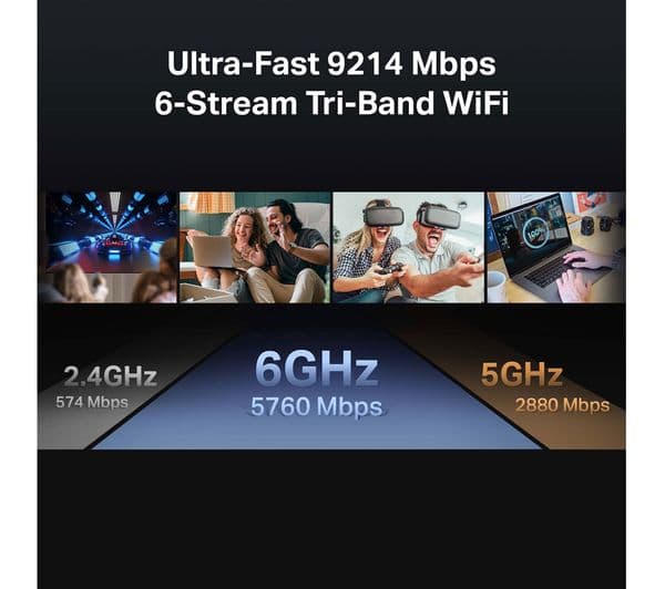 TP-LINK Archer BE550 WiFi 7 Router - BE 9500, Tri-Band - Image 6