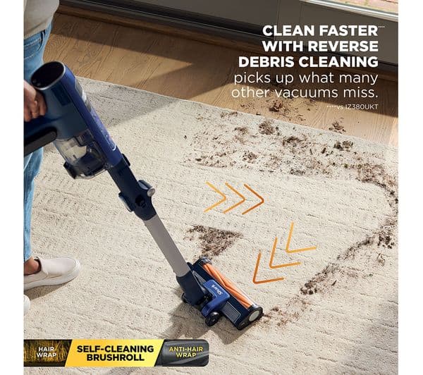 Shark PowerDetect IA1241UKT Speed Clean & Empty Pet Pro Cordless Vacuum Cleaner - Ultramarine - Image 6