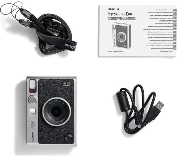 INSTAX mini Evo Digital Instant Camera - Black - Image 4
