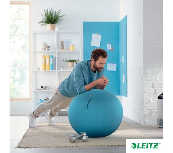 LEITZ Ergo Cosy Sitting Ball - Blue - Image 7