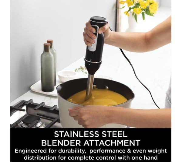 Ninja Foodi 3-in-1 CI100UK Hand Blender, Mixer & Chopper - Black - Image 3