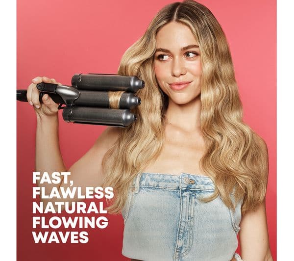 REVAMP Boho Beach Waver XL Professional Ceramic Waver - Black - Image 6