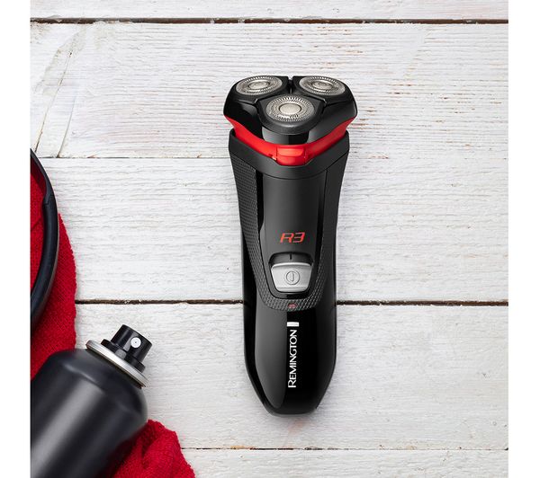 REMINGTON R3 Style Series Rotary Shaver - Black & Red thumbnail 2