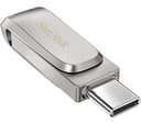 SANDISK Ultra USB Type-C & USB 3.2 Dual Memory Stick - 64 GB, Silver thumbnail 1