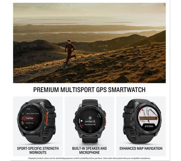 Garmin Fenix 8 AMOLED Smartwatch 51mm Slate Grey - Image 2